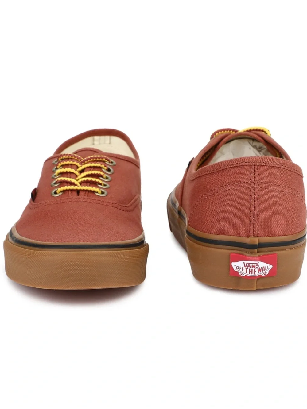 Vans Authentic Mens Gumsole in Sequoia Boot Lace Colourway Brown Size 8.5